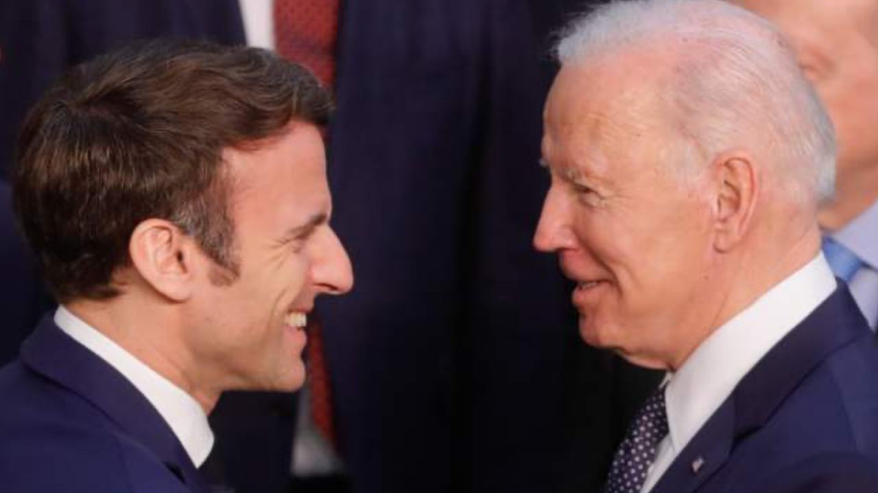 Macron'dan Biden'ın sözlerine tepki: Ateşkesi engelleyebilir