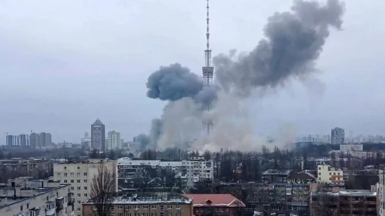 Rusya'dan Kiev'e hava saldırıları: Askeri tesisler hedef alındı