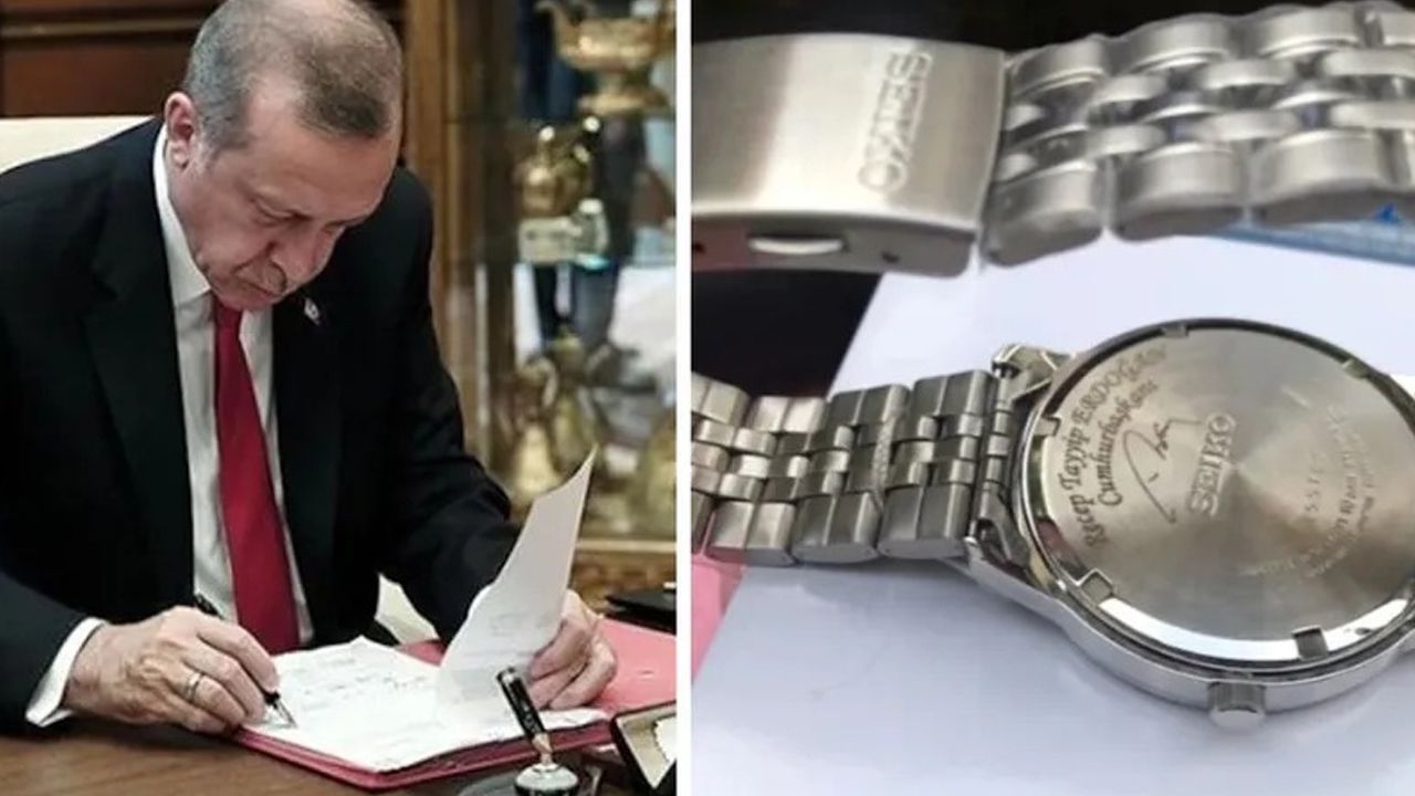 Erdoğan’ın hediye ettiği saatler satışa çıkarıldı