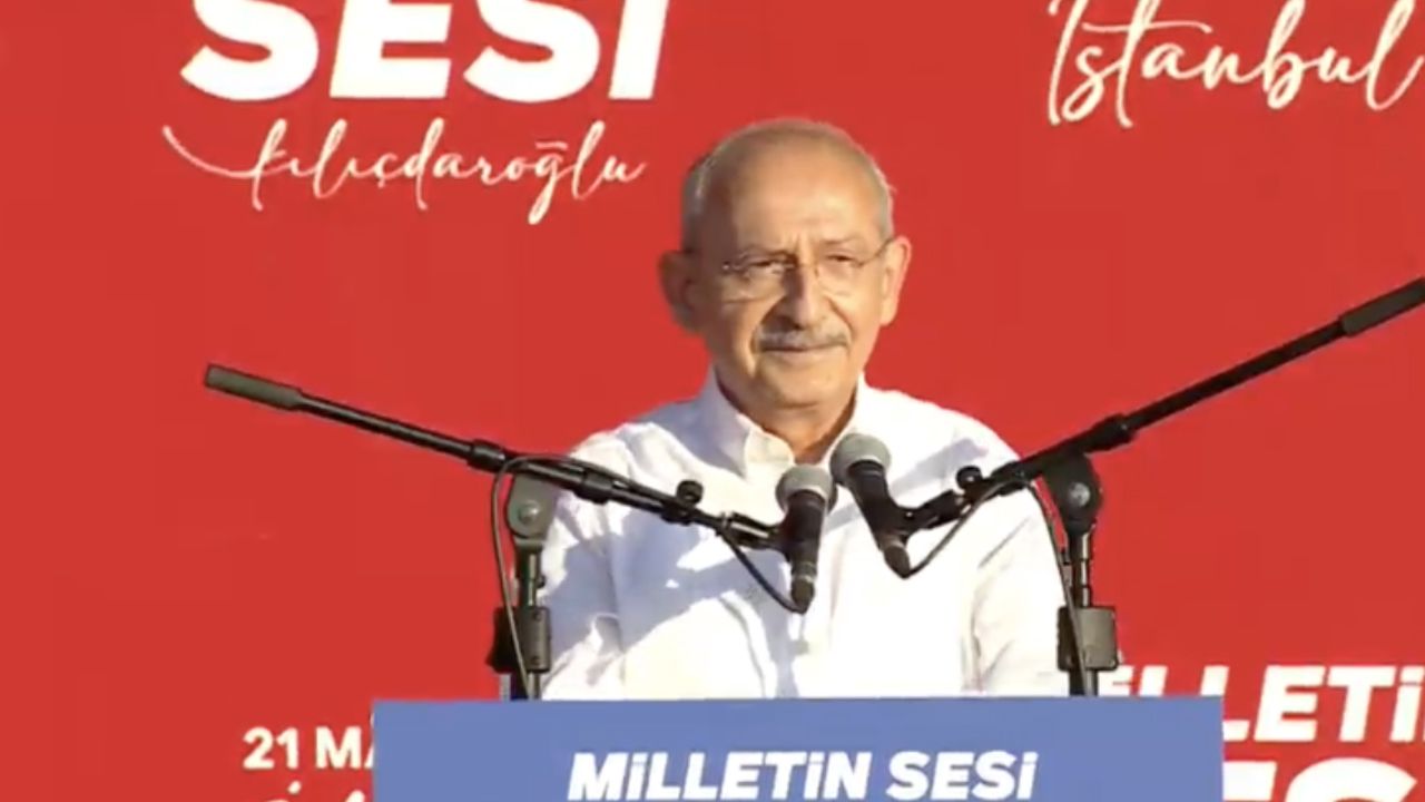 Kılıçdaroğlu 'Milletin Sesi' mitinginde konuştu: Ülke elden gidiyor birlikte mücadele etmek zorundayız