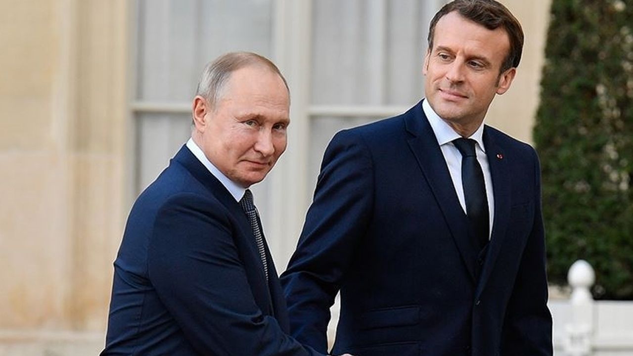 Putin ve Macron arasında iki saatlik telefon görüşmesi