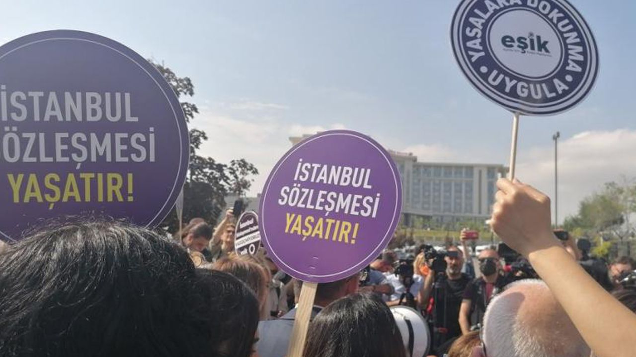 Kadınlar, İstanbul Sözleşmesi için 3. kez Danıştay'a gidiyor