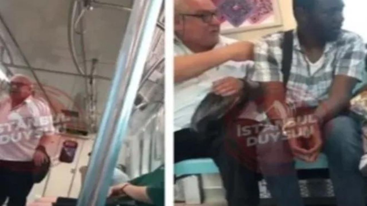 Metrodaki ırkçı saldırı sosyal medyada gündem oldu