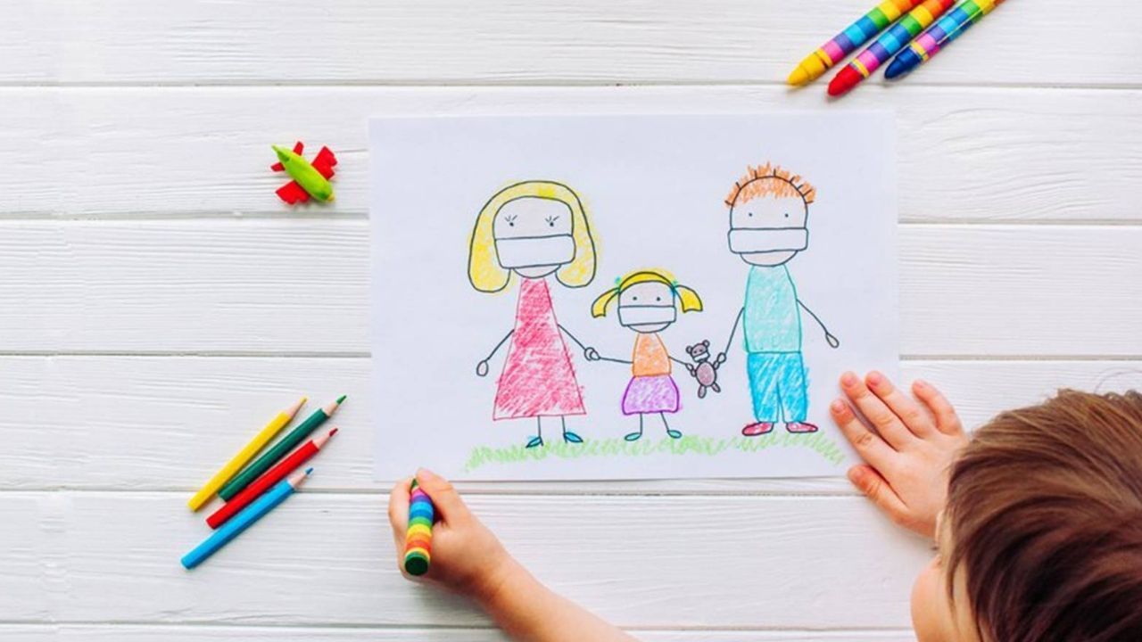 Çocukların çizdiği resimlere dikkat: Ruh sağlıklarını yansıtıyor