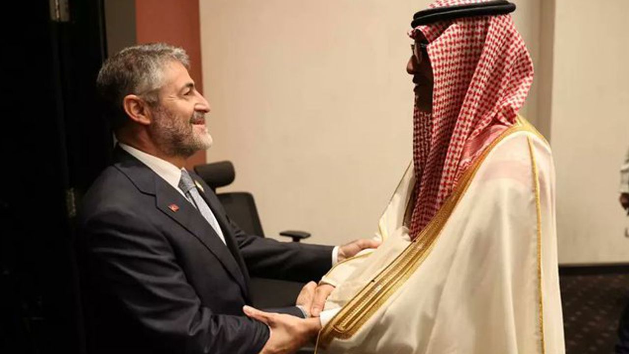 Bakan Nebati, Suudi Arabistan Veliaht Prensi Muhammed bin Selman ile görüştü
