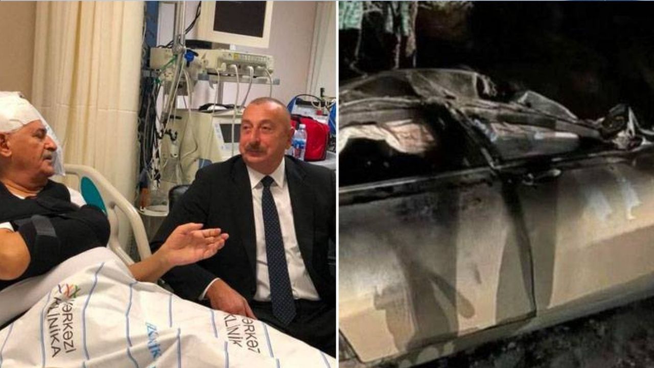 Azerbaycan'da trafik kazası geçiren Binali Yıldırım'dan ilk fotoğraf