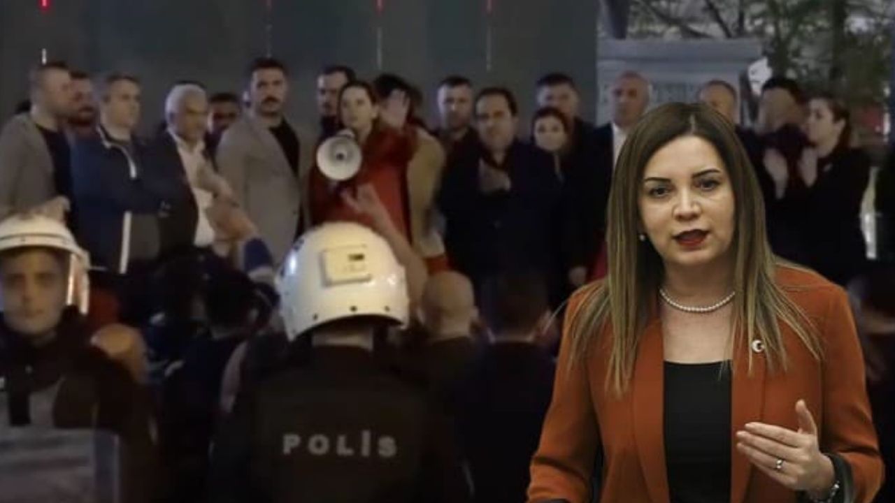 MHP’li vekil, polis eşliğinde sahneyi bastı: Biz konuşuruz