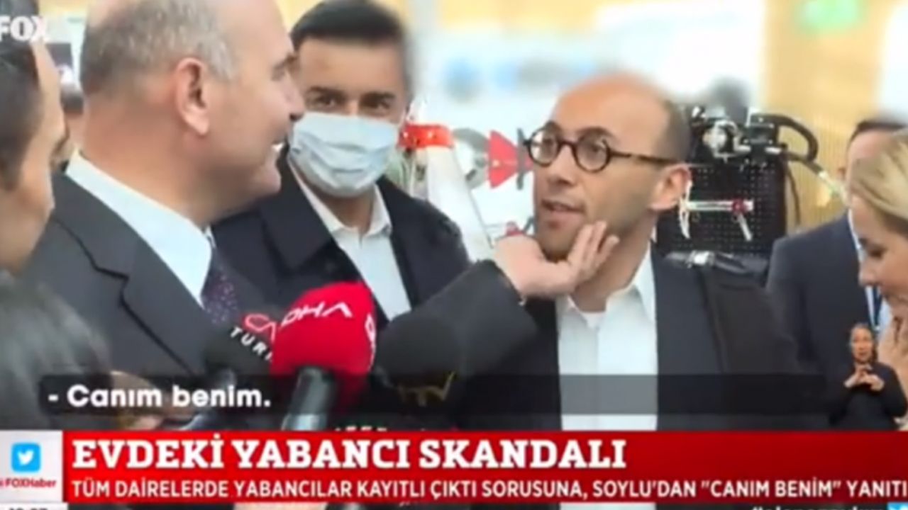Gazetecilerden Süleyman Soylu'ya 'canım benim' tepkisi
