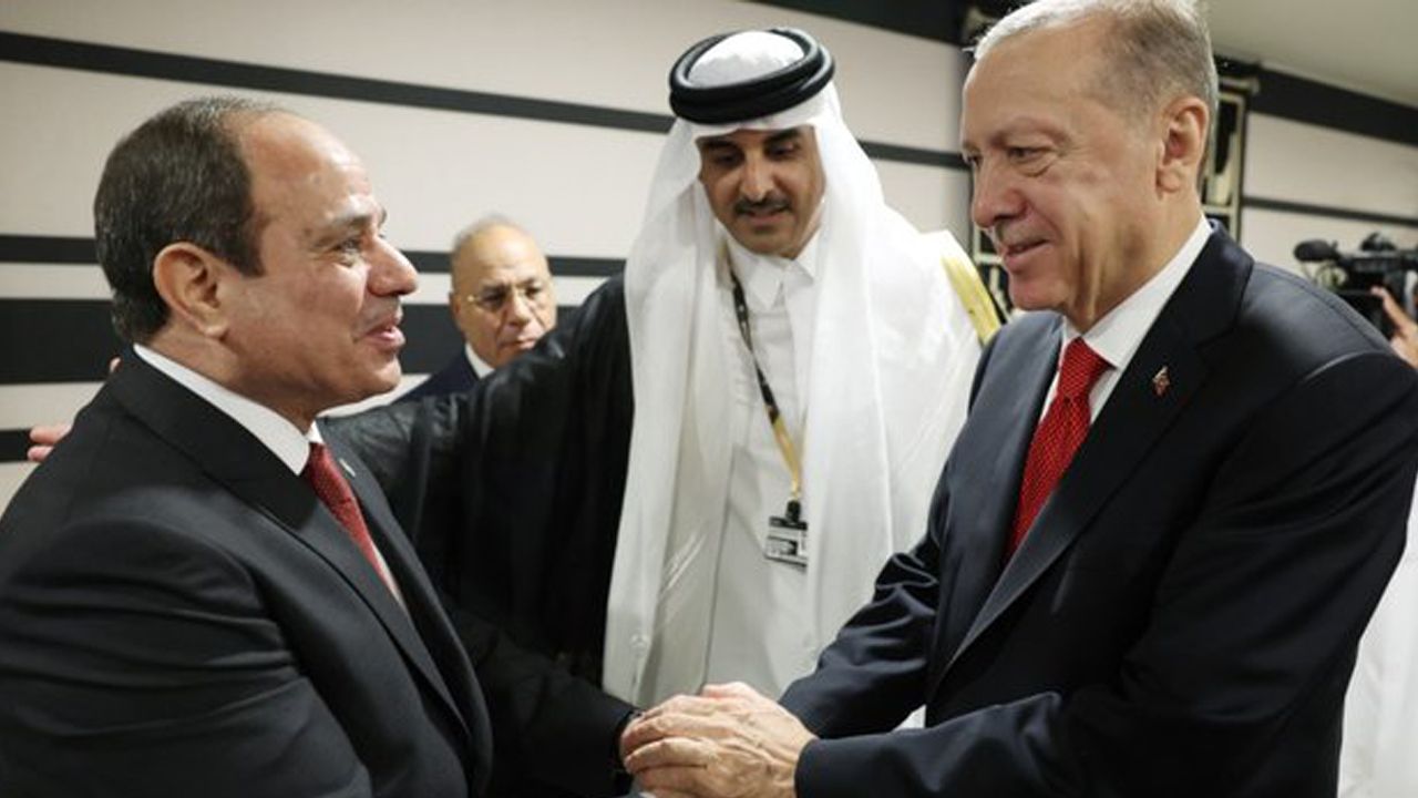 Erdoğan, yıllar sonra ilk defa Sisi'yle bir araya geldi
