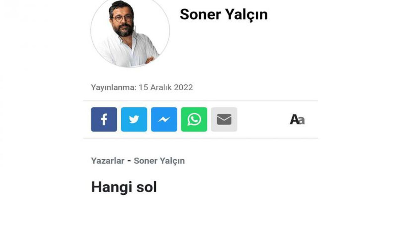 Mustafa Yalçıner’den Soner Yalçın’a yanıt: Niçin AKP’ye sığındığını açıklasın?