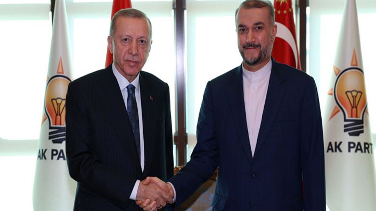 Erdoğan, AKP Genel Merkezi'nde İran Dışişleri Bakanı ile görüştü