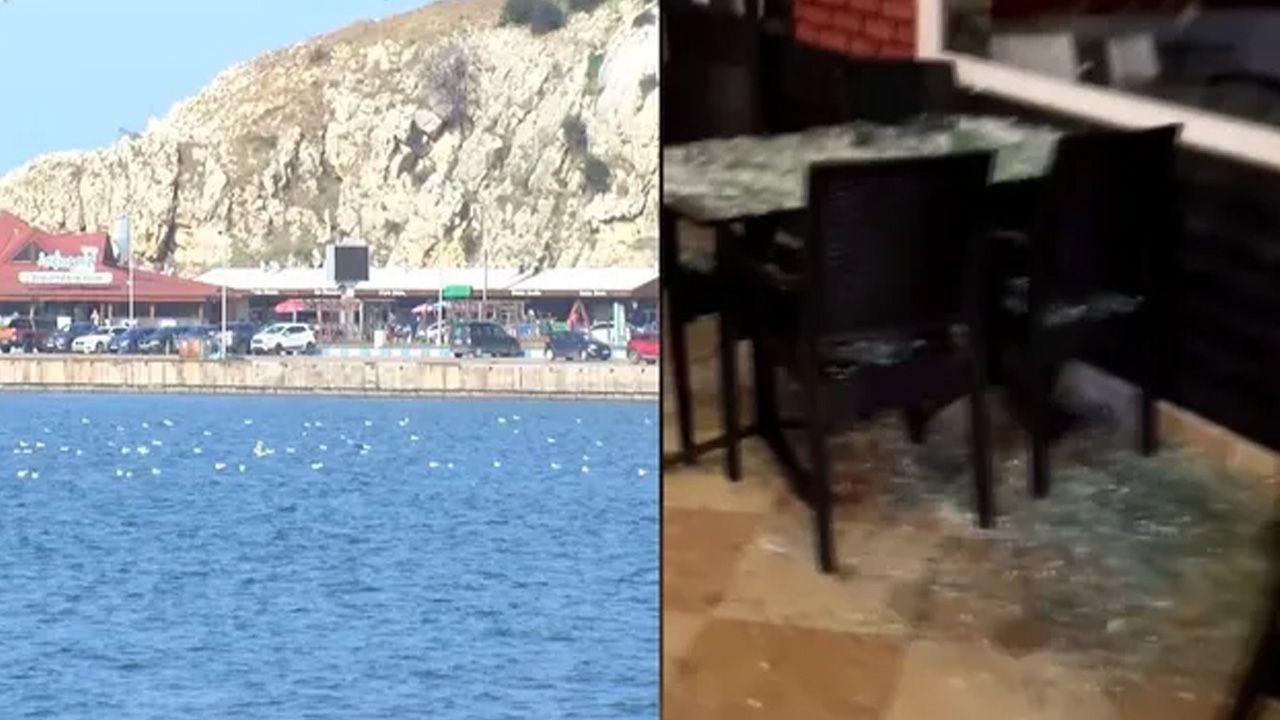 Şile’de sahile vuran mayın patladı: Restoran zarar gördü