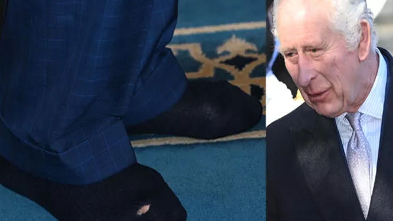 Büyük Britanya'nın yeni kralı 3. Charles’ın yırtık çorapları gündem oldu
