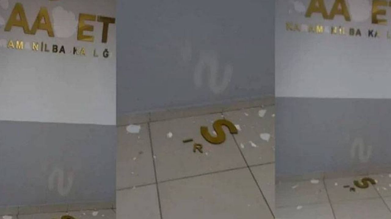 Saadet Partisi Karaman İl Başkanlığı'na saldırı
