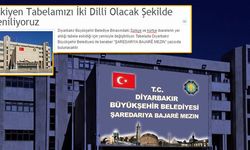 Diyarbakır Büyükşehir Belediyesi'nin tabelası söküldü: 'Amed' gitti yerine 'Türk bayrağı' geldi