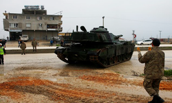 Afrin operasyonunda ikinci gün: Tanklar Azez'e geçti