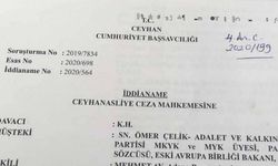 İddianamede Ömer Çelik'e 'sayın' denildi