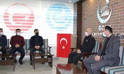 İl Jandarma Alay Komutanı Albay Ömer Ersever, Bolu Ülkü Ocakları'nı ziyaret etti