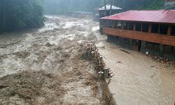 Rize ve Artvin'de sel ve heyelan: Dereler taştı, evler ve araçlar su altında kaldı