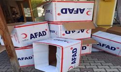 'Bozkurt yardım kolileri Gerze'de halka dağıtıldı'