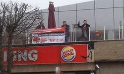 Bursa'da SDP'lilerden Burger King protestosu