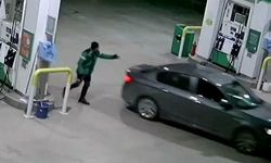 Otomobilinin deposunu doldurtup, parayı ödemeden kaçtılar