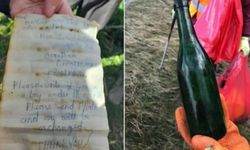 ‘Aşkı bulmak için’ şişede denize atılan mektup 55 yıl sonra çöp olarak bulundu