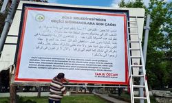 Belediye Başkanı Tanju Özcan'dan mültecilere ilanlı tehdit: Artık istenmiyorsunuz
