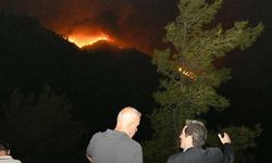 Marmaris'te orman yangını saatlerdir sürüyor; 1 kişi gözaltına alındı