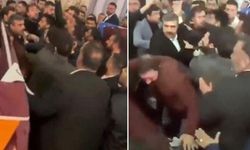AKP temayül yoklamasında yumruklu kavga