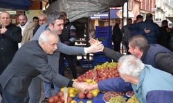 Edirne Keşan'da CHP'li Özcan'a yoğun ilgi