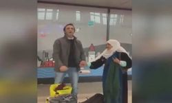 Türkçe bilmeyen annesinin havaalanından çıkamadığını söyleyen M.Ç. gözaltına alındı
