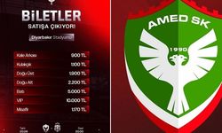 Amedspor Beşiktaş maçı biletleri satışa çıkıyor