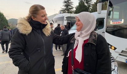 Başkan Fatma Kaplan Hürriyet'ten işçilere ziyaret