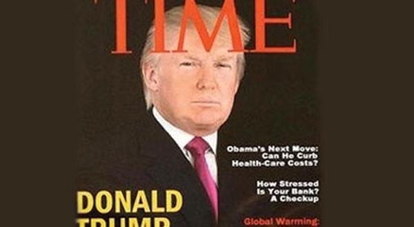 Trump'tan sahte Time kapağı
