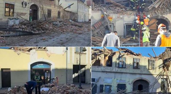 Hırvatistan'da 6.3 büyüklüğünde deprem: Enkaz altında kalanlar var 