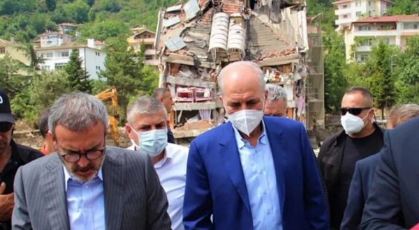 Numan Kurtulmuş 62 kişinin öldüğü Bozkurt'ta: Türkiye başarılı sınav verdi