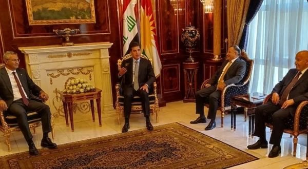 CHP heyeti, Neçirvan Barzani ile görüştü