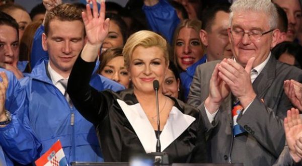 Hırvatistan'a ilk kadın cumhurbaşkanı