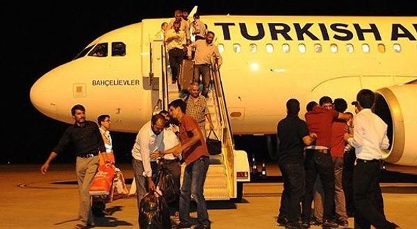 Serbest kalan 32 TIR şoförü Türkiye'de