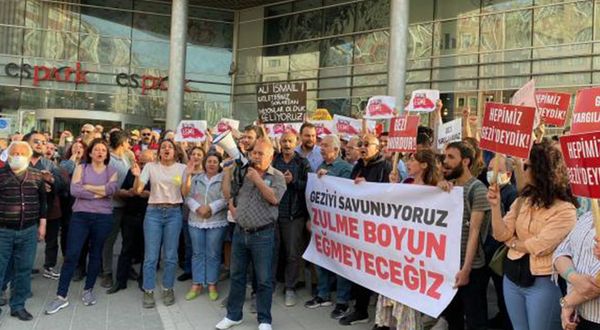 Ali İsmail Korkmaz'ın yaşamını yitirdiği Eskişehir'de Gezi protestosu