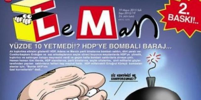 LeMan'a 'HDP'ye bombalı baraj' kapağından soruşturma