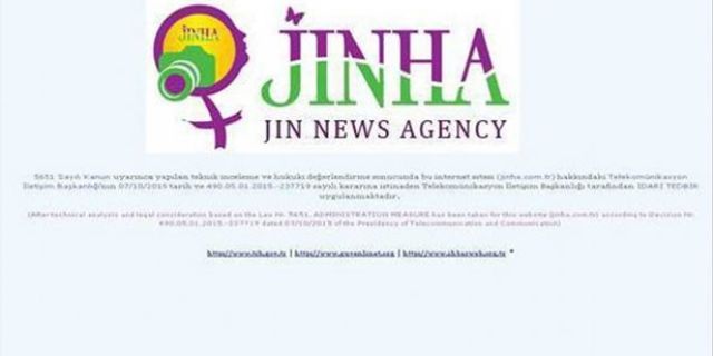 JINHA'ya erişim engeli