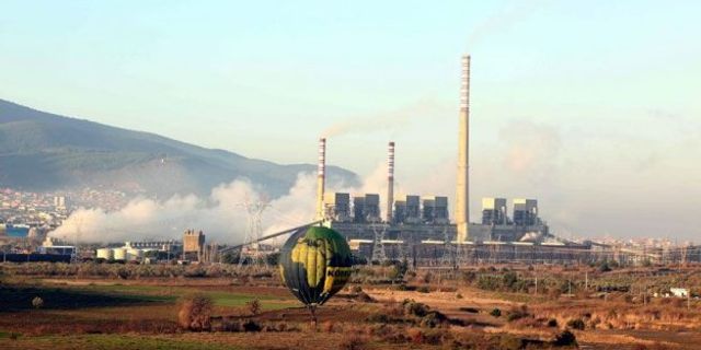 Greenpeace'den Soma'da kömüre karşı balonlu eylem