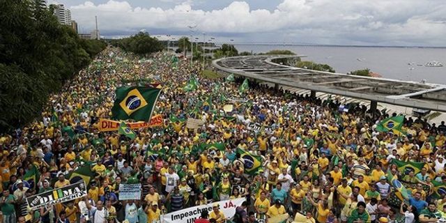Milyonlarca Brezilyalı, hükümeti istifaya çağırdı
