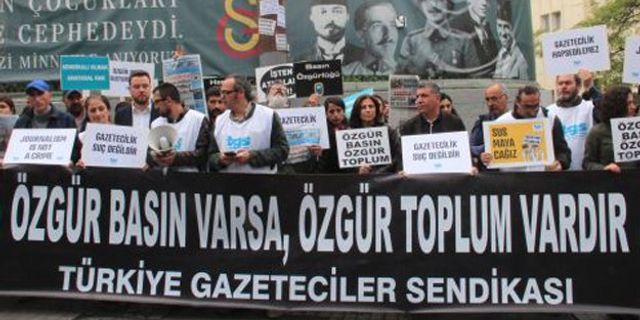 TGS: Türkiye’de basın özgürlüğü yok, kutlanacak gün de yok
