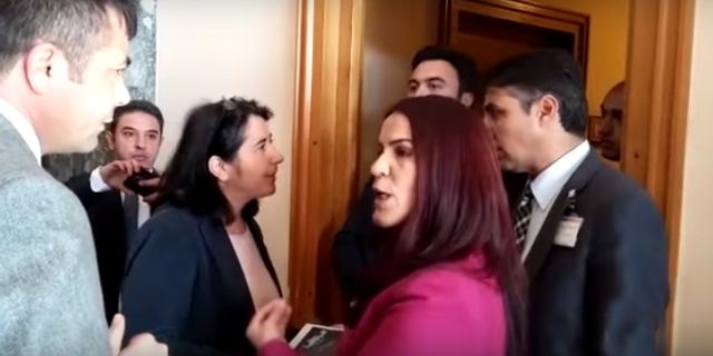 Polis mecliste HDP eş başkan yardımcısının açıklama yapmasına izin vermedi