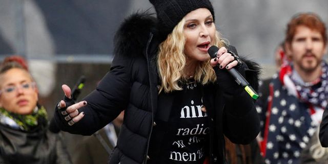 Madonna'ya radyoda 'Trump sansürü'