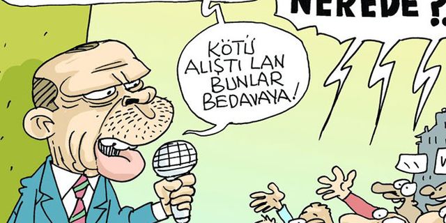 Sefer Selvi, Erdoğan'ın 'bedava içki dağıtıyorlar' açıklamasını çizdi: Nerde?