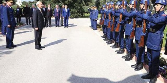 Kılıçdaroğlu'na askeri karşılamaya inceleme